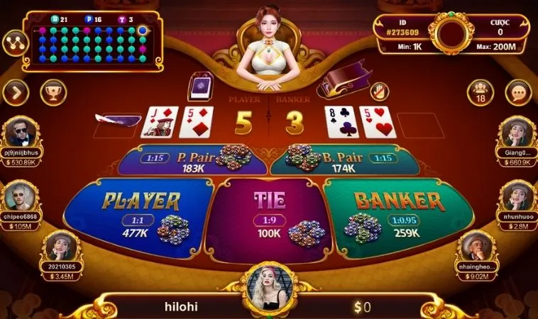 Cách chơi Baccarat Tại GWIN